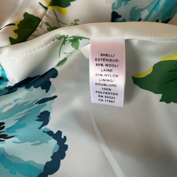 Banana Republic Teal Wool Coat - Picture 8 of 9